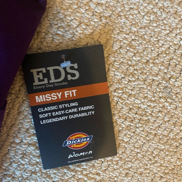 Dickie’s Missy Fit Purple Scrub Pants - Picture 3 of 4